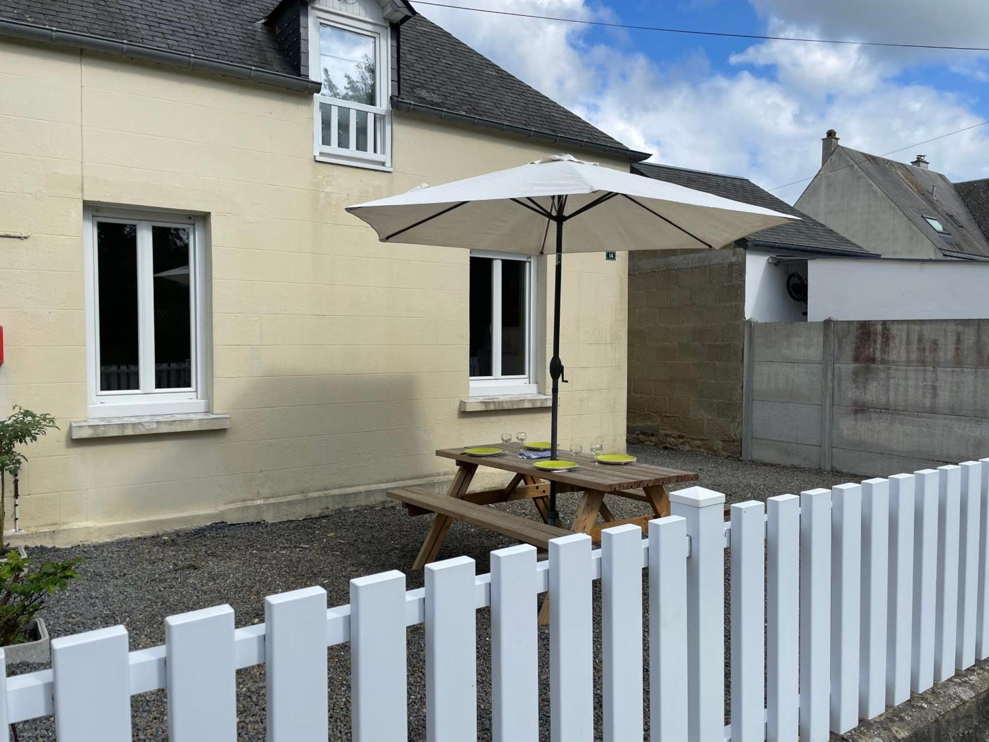 Maison Gite 2/4 P Baie Du Mont 蓬托尔松 外观 照片
